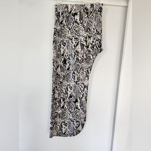 Flash brand snake skin print skirt